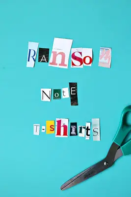 DIY Ransom Note T-skjorter