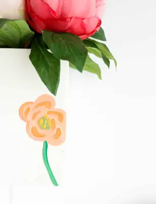 Try This: Paint Your Own Pattern on Pattern Floral Vase