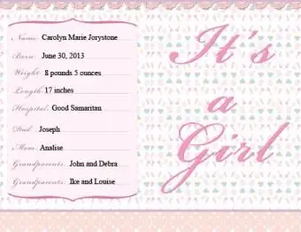 mini album di ritagli per bambina