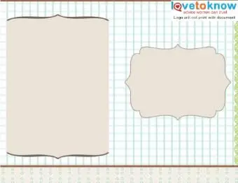 Mini album di ritagli stampabile generico