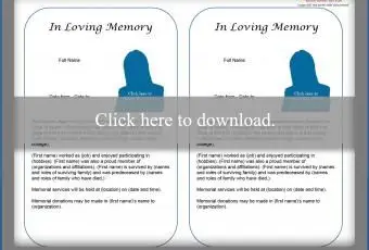 Modèle de notice nécrologique de biographie