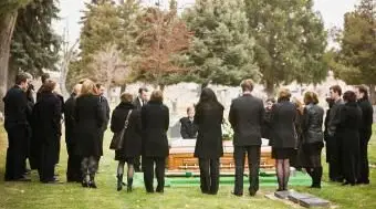 シンプルな墓地サービスプログラムテンプレート