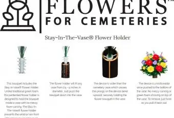 Maneiras fáceis de proteger flores em um vaso de cemitério