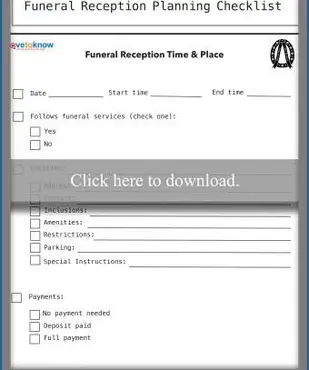 葬儀計画チェックリスト