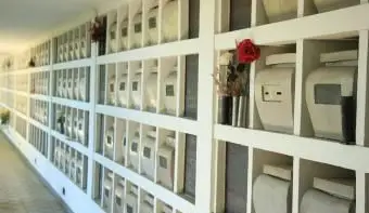 Pared del columbario