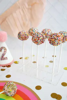 sprinkle birthday cake pop
