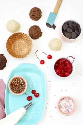 Ice Cream Sundae Cake