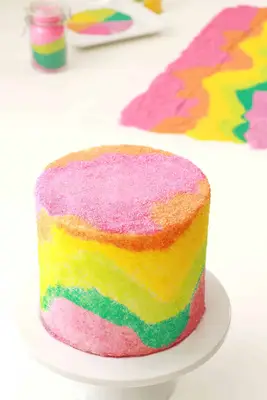 Sand Art Cake 