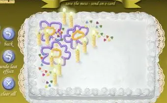 עוגת קישוטים לעוגות וירטואליות