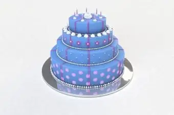 גרפיקה עוגה 3d