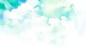 conception de nuage aquarelle