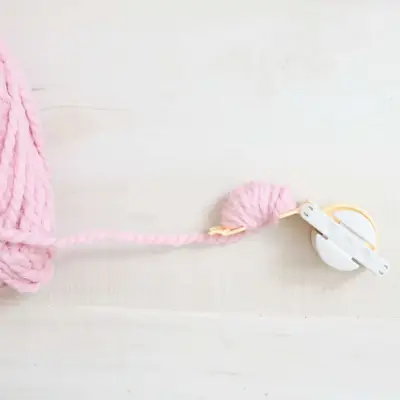 DIY Pom Pom Christmas Stocking