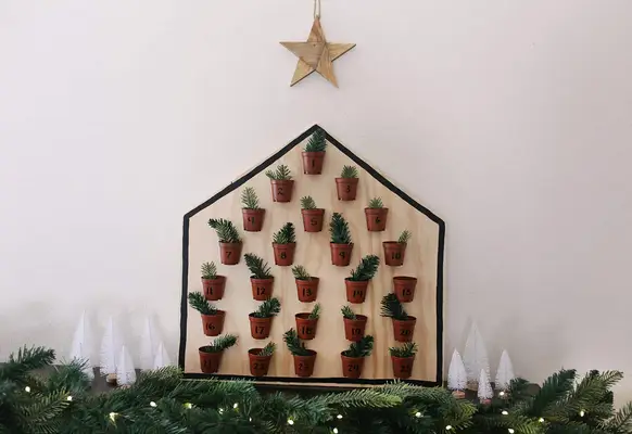 Houseplants Advent Calendar DIY