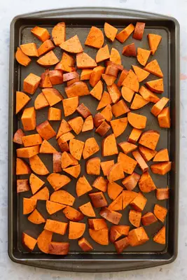 Roasted Sweet Potatoes with Whipped Feta