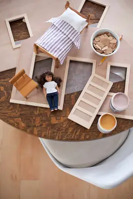 Make a Fold-Away Dollhouse