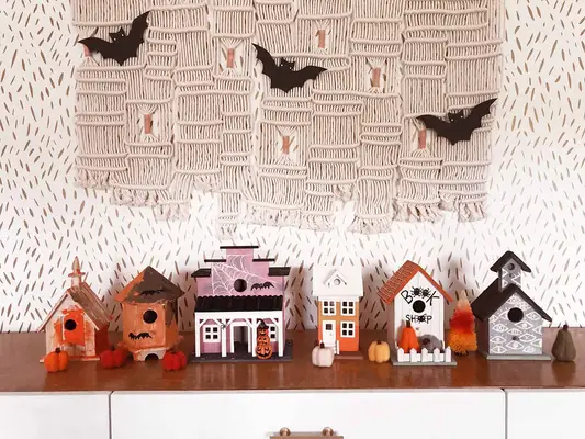 Mommy + Me Craft: Make A Halloween Village