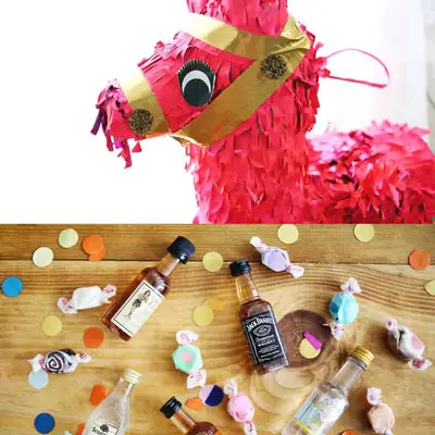 Nápad na párty Bachelorette - Booze Piñata!