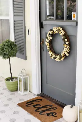 DIY Tiny Gourds Wreath