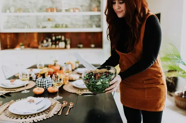 Creamy Kale Harvest Salad