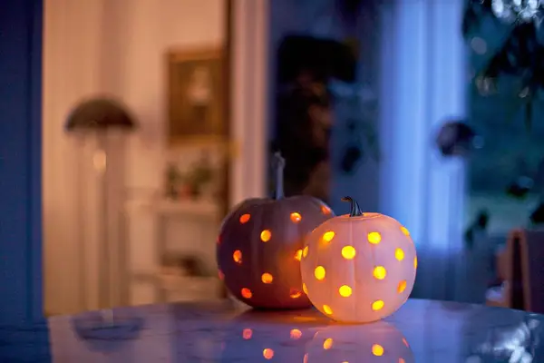 Polka Dot Jack O Lanterns