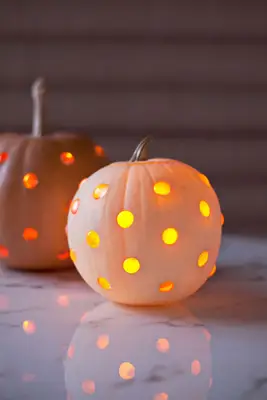 Polka Dot Jack O Lanterns