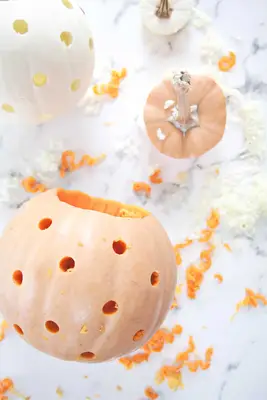 Glass Bead Jack-O-Lanterns 