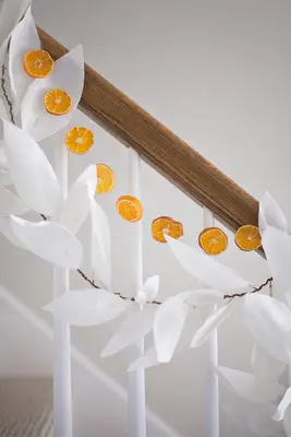 DIY holiday garland