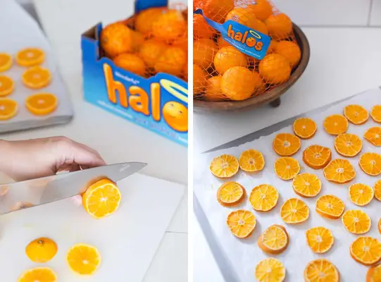 Paper Leaf + Mandarin Garland