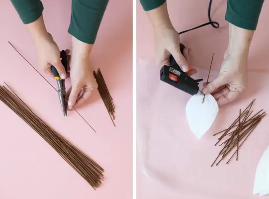 Paper Leaf + Mandarin Garland