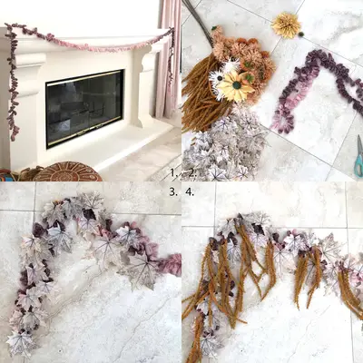 Fall Floral Garland DIY