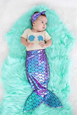 Mother + Daughter Mermaid Costume DIY 