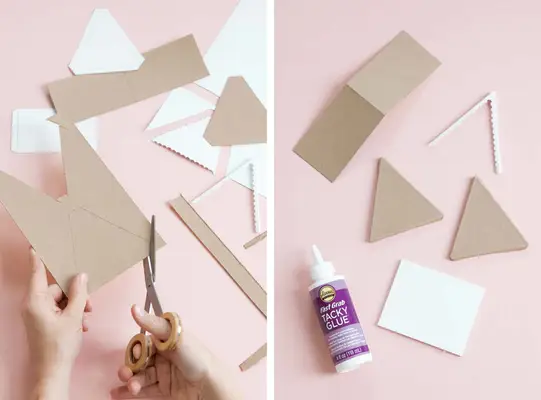 A-Frame Putz House Ornament