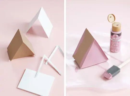 A-Frame Putz House Ornament