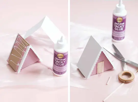 A-Frame Putz House Ornament