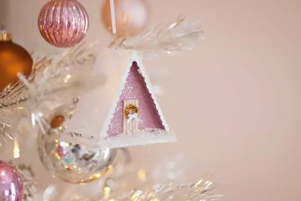 A-Frame Putz House Ornament