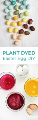 Naturally Dyed Easter Eggs