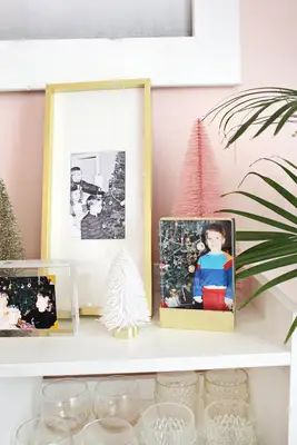Try This: Family Photo Christmas Display