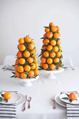 Mandarin Tower Table Centerpieces