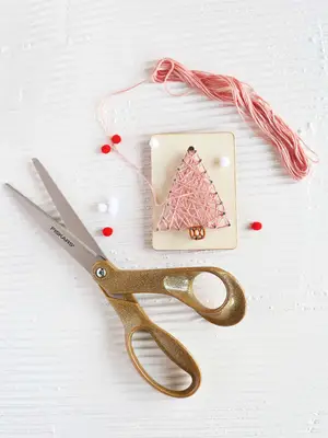 DIY String Art Ornaments