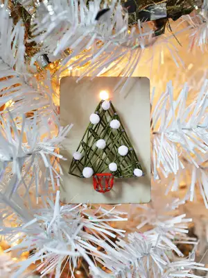 DIY String Art Ornaments