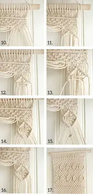 Macrame Christmas Stocking Tutorial