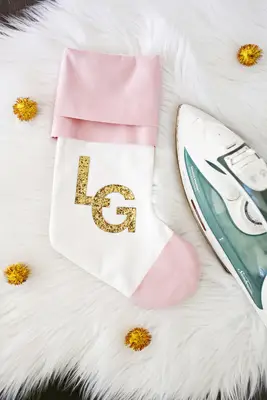 Faux Suede Fringe Stocking DIY