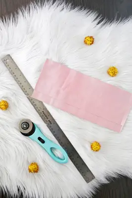 Faux Suede Fringe Stocking DIY