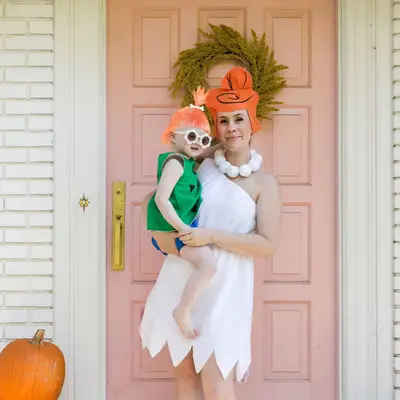 Family halloween costume ideas from The Flintstones