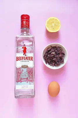 Hibiscus Sour + Heart Stencil DIY