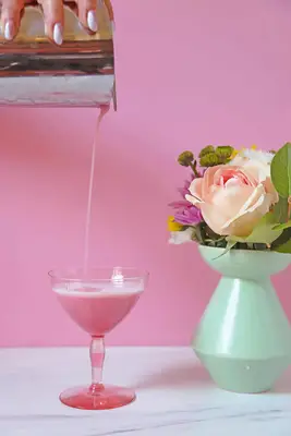 Hibiscus Sour + Heart Stencil DIY