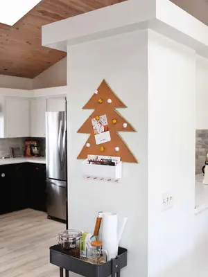 Easy DIY Holiday Card Holder