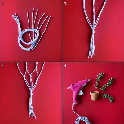 DIY Hanging Planter Ornament