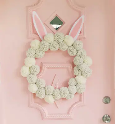 זר פסחא קל DIY