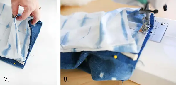 Indigo Christmas Stocking DIY